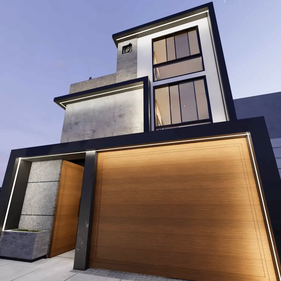 House Plans 7m x 20m