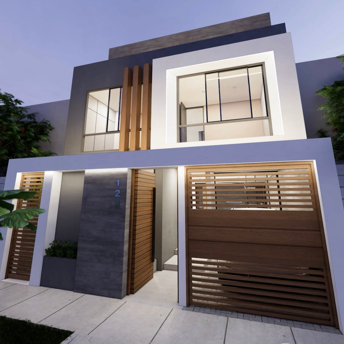 House Plans 8m x 18m
