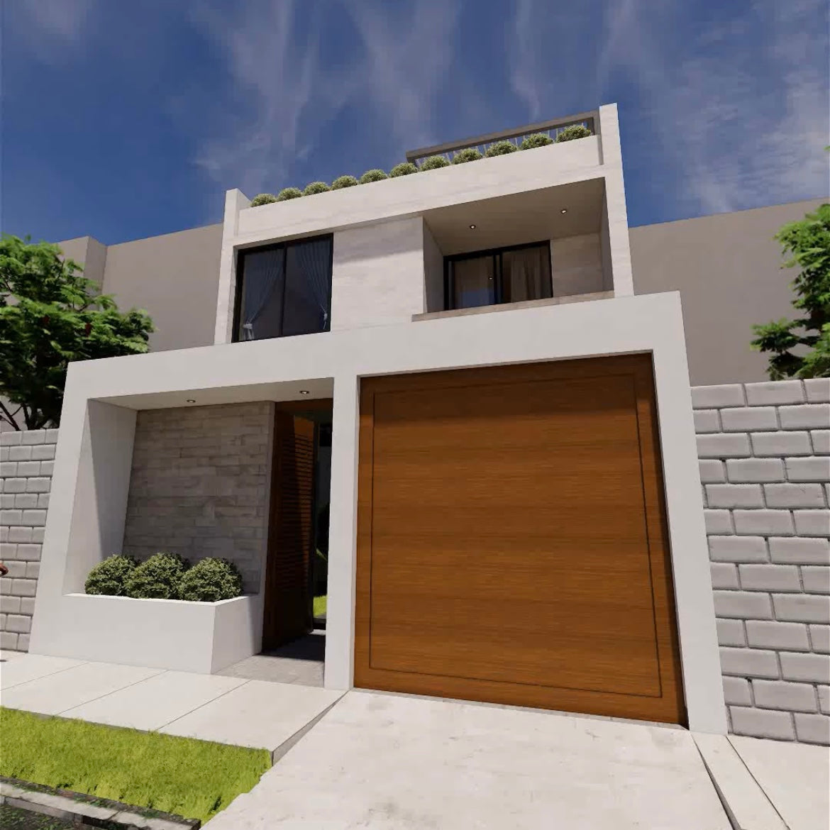 House Plans 7m x 20m