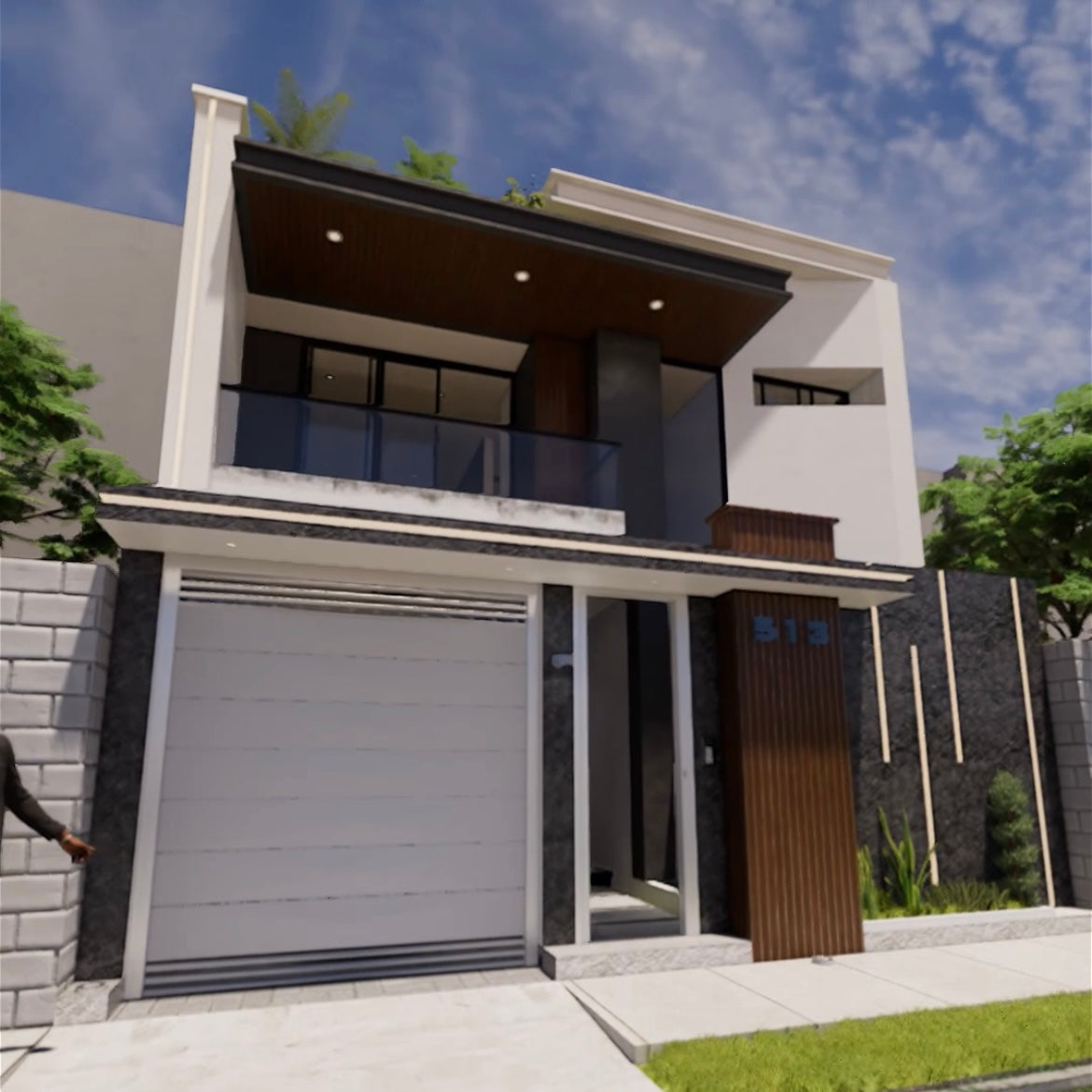 House Plans 8m x 20m
