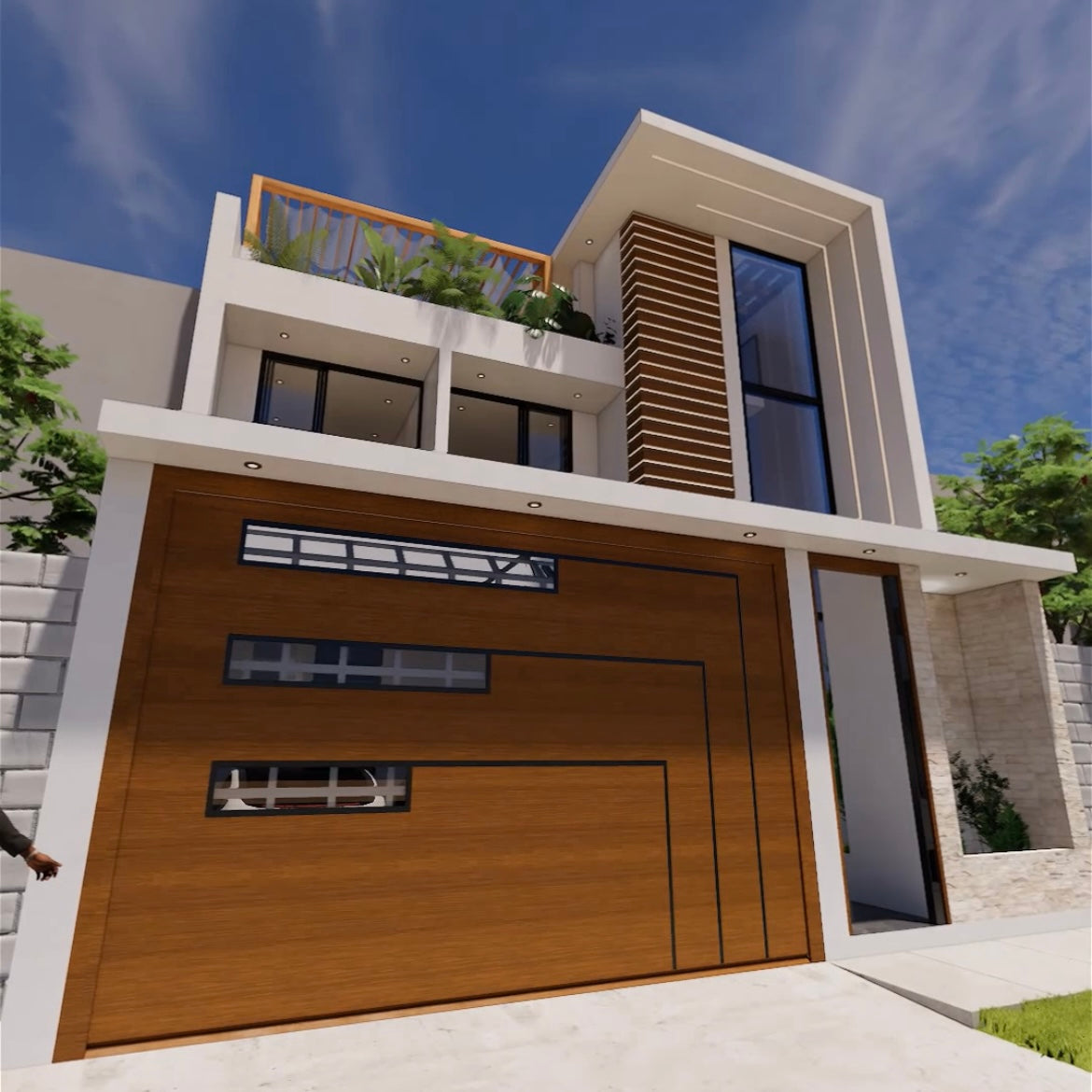 House Plans 8.5m x 20m