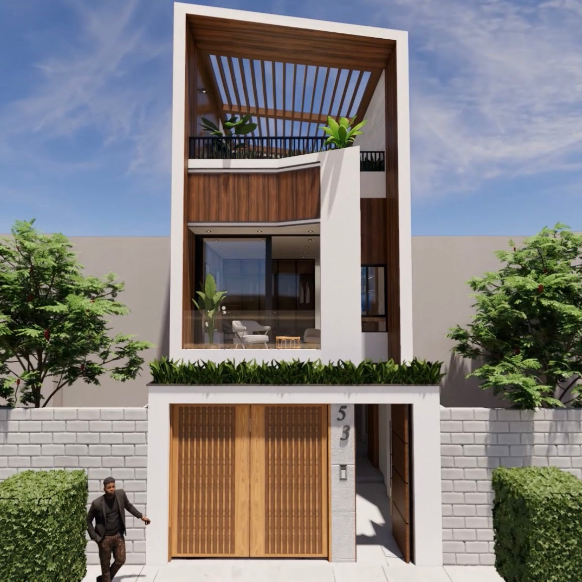 Planos de Casa 5m x 20m