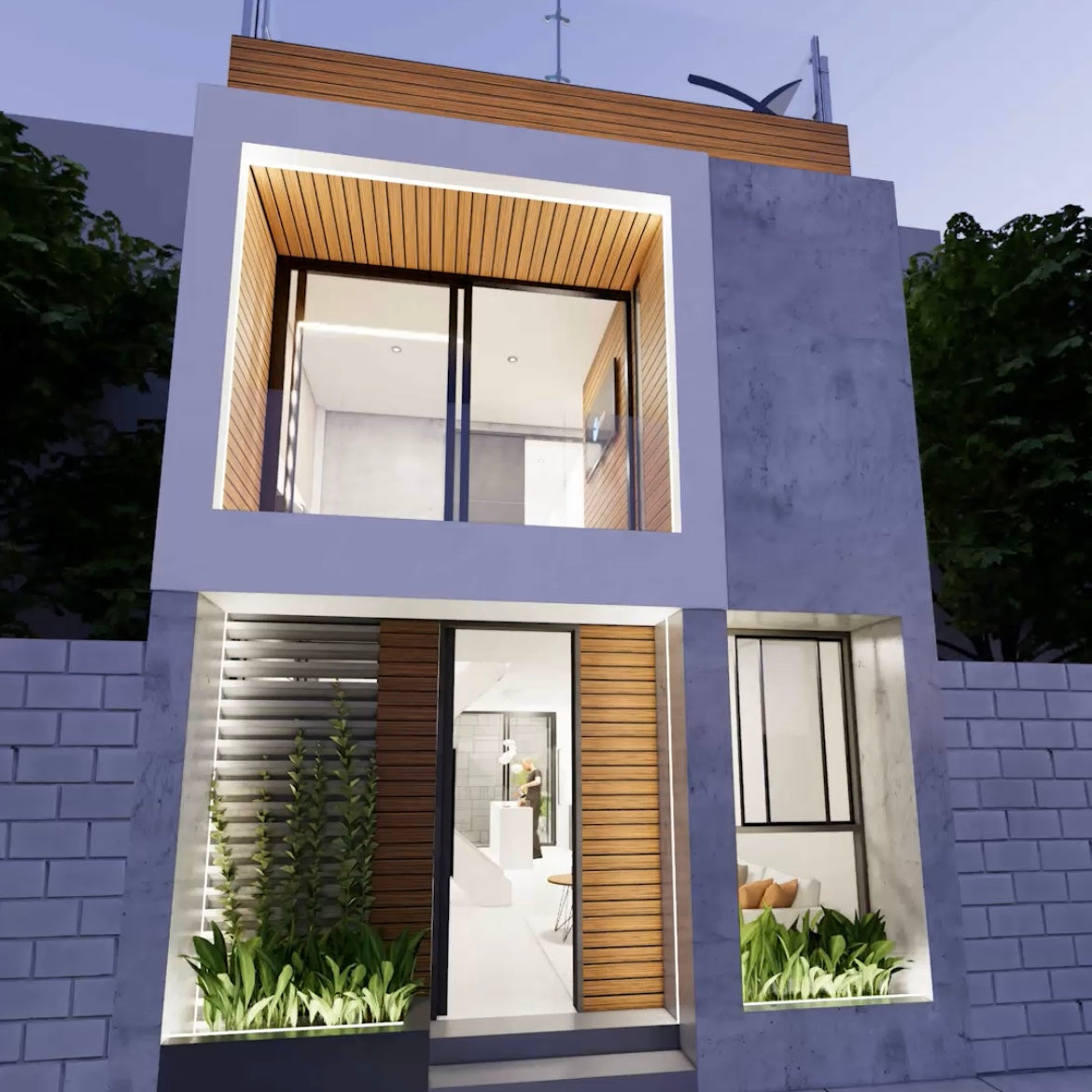 Planos de Casa 5m x 12m