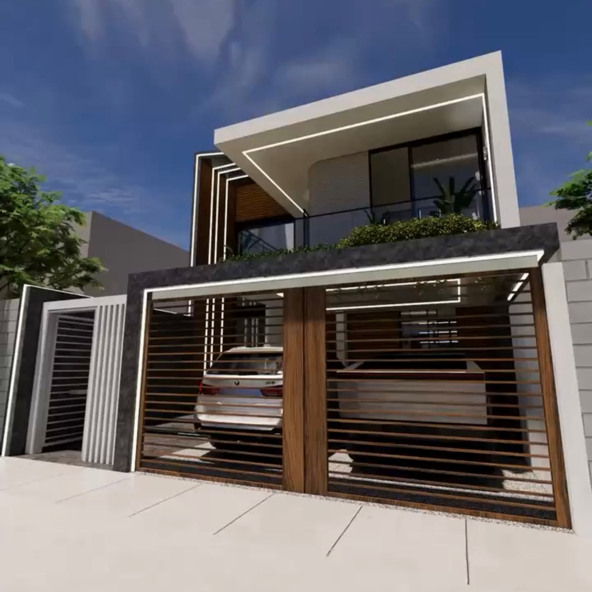 Planos de Casa 8m x 25m