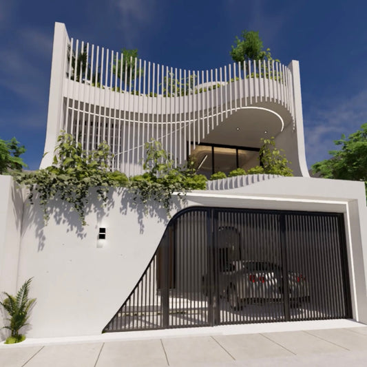 Planos de Casa 8m x 20m