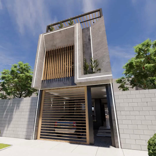 House Plans 6m x 20m