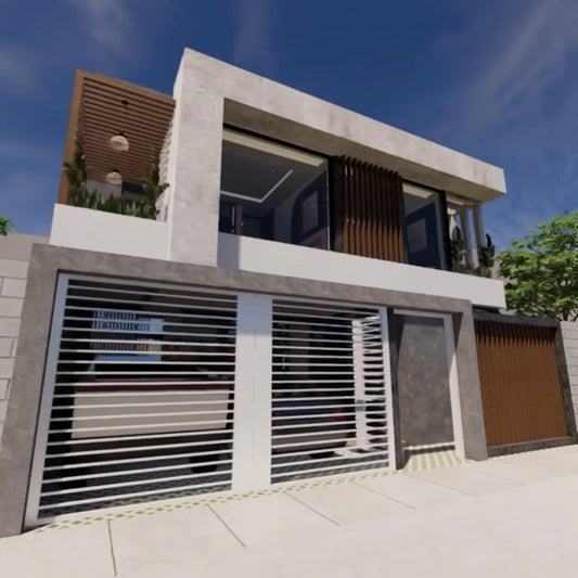 Planos de Casa 10m x 20m