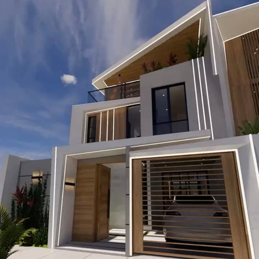 Planos de Casa 8m x 15m