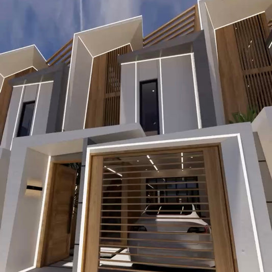 Planos de Casa 5.5m x 15m