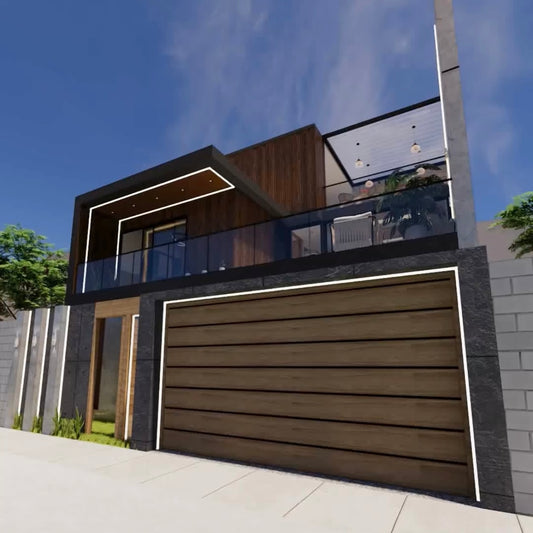 Planos de Casa 10m x 20m