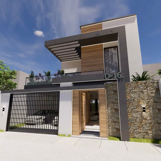 Planos de Casa 10m x 20m