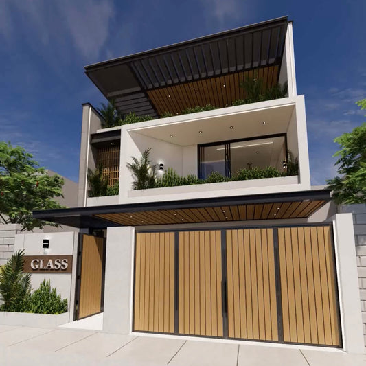 Planos de Casa 8m x 20m