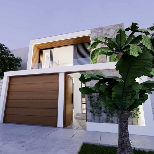 House Plans 8m x 20m