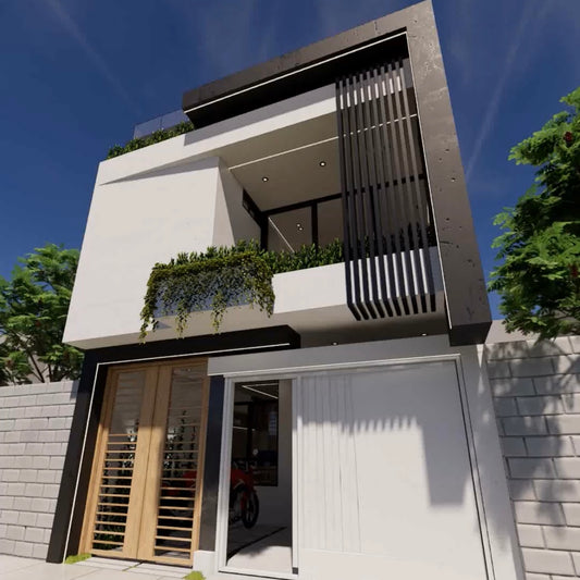House Plans 6m x 20m